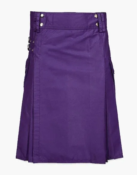 PURPLE UTILITY KILT