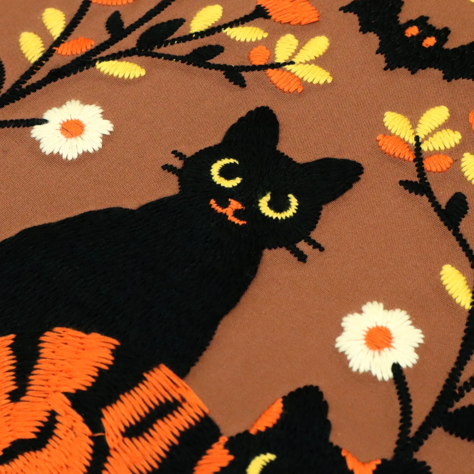 "Halloween Cats" Embroidered Sketchbook