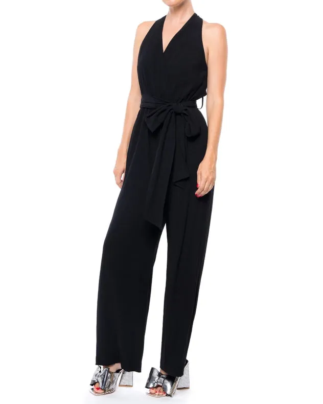 Rayon Halter Neck Disco Jumpsuit