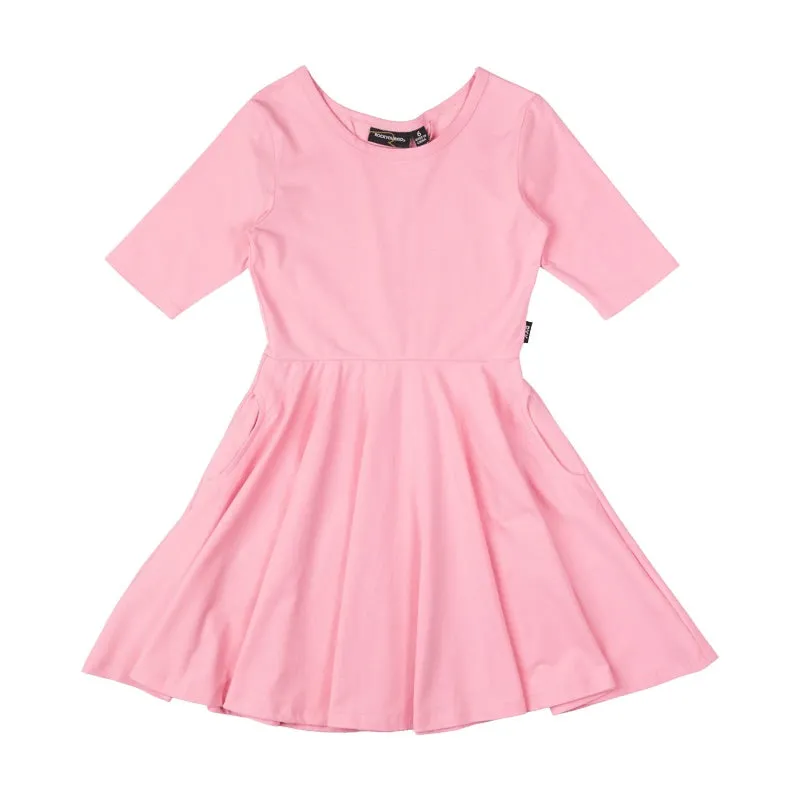 Rock Your Kid Pink Fairy Flutter Waisted Dress