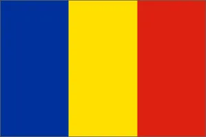 Romania National Flag Printed