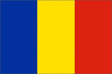 Romania National Flag Printed