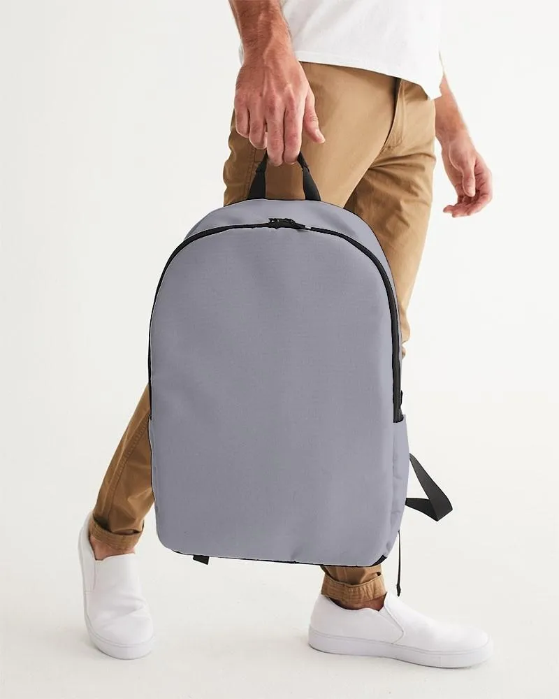 Shaded Pale Blue Gray Waterproof Backpack | C10M10Y0K30