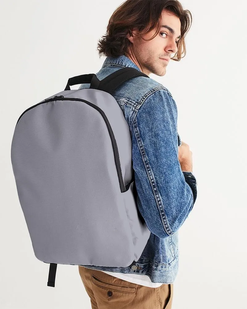 Shaded Pale Blue Gray Waterproof Backpack | C10M10Y0K30