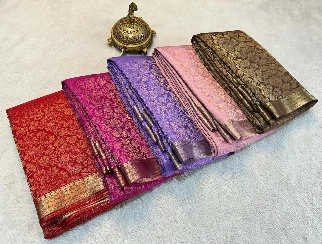 Shop Now: Exquisite Pure Brocade Mysore Silk Sarees