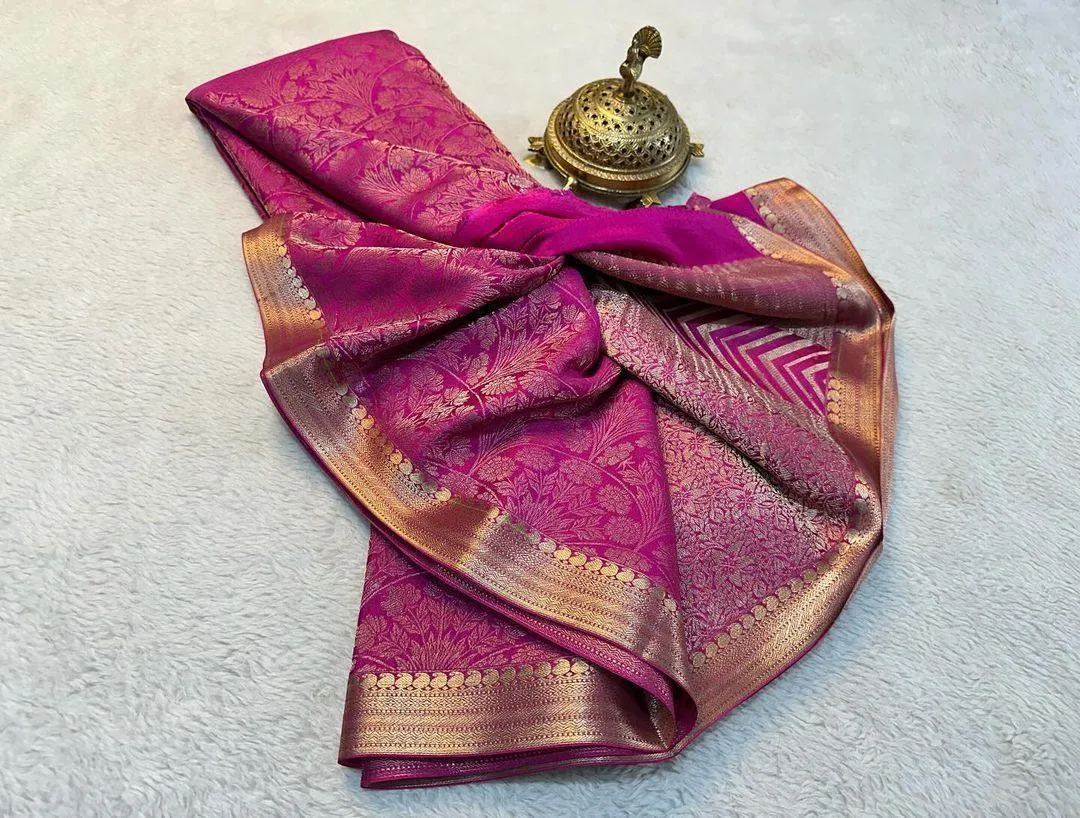Shop Now: Exquisite Pure Brocade Mysore Silk Sarees