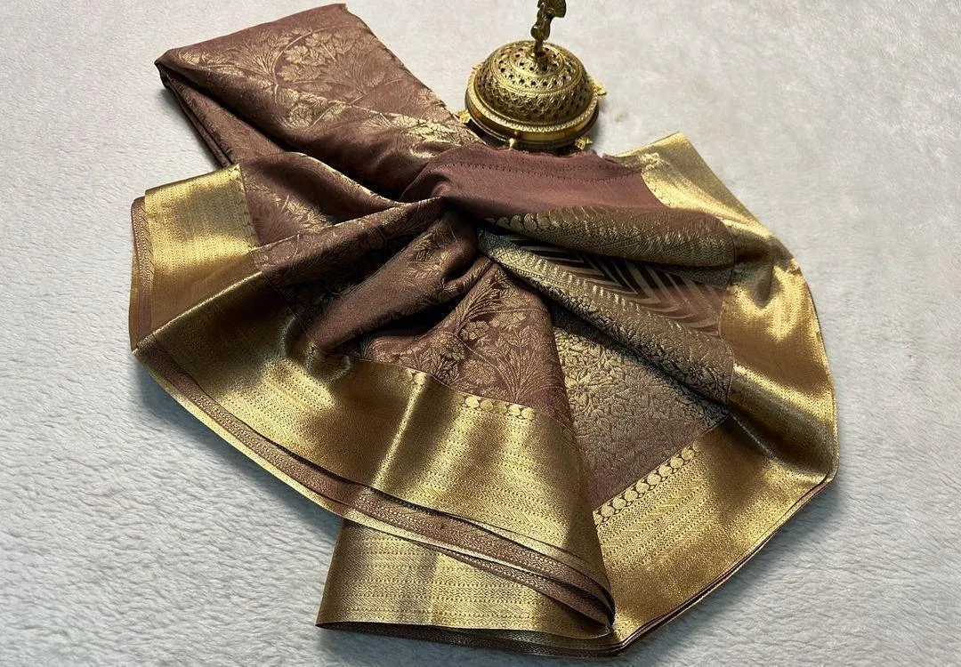 Shop Now: Exquisite Pure Brocade Mysore Silk Sarees