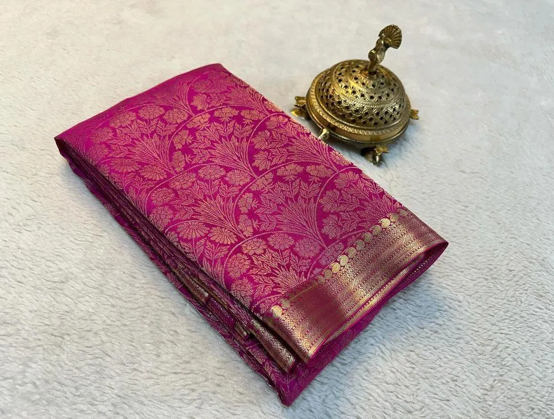 Shop Now: Exquisite Pure Brocade Mysore Silk Sarees