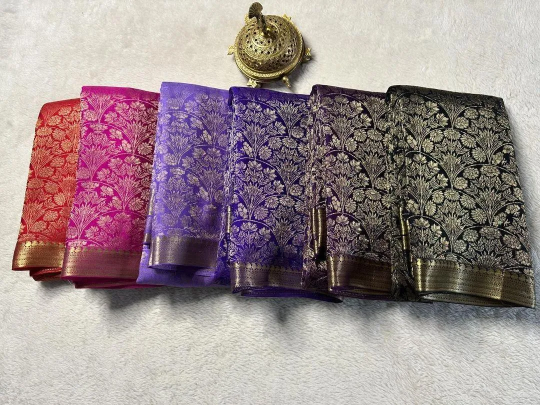 Shop Now: Exquisite Pure Brocade Mysore Silk Sarees