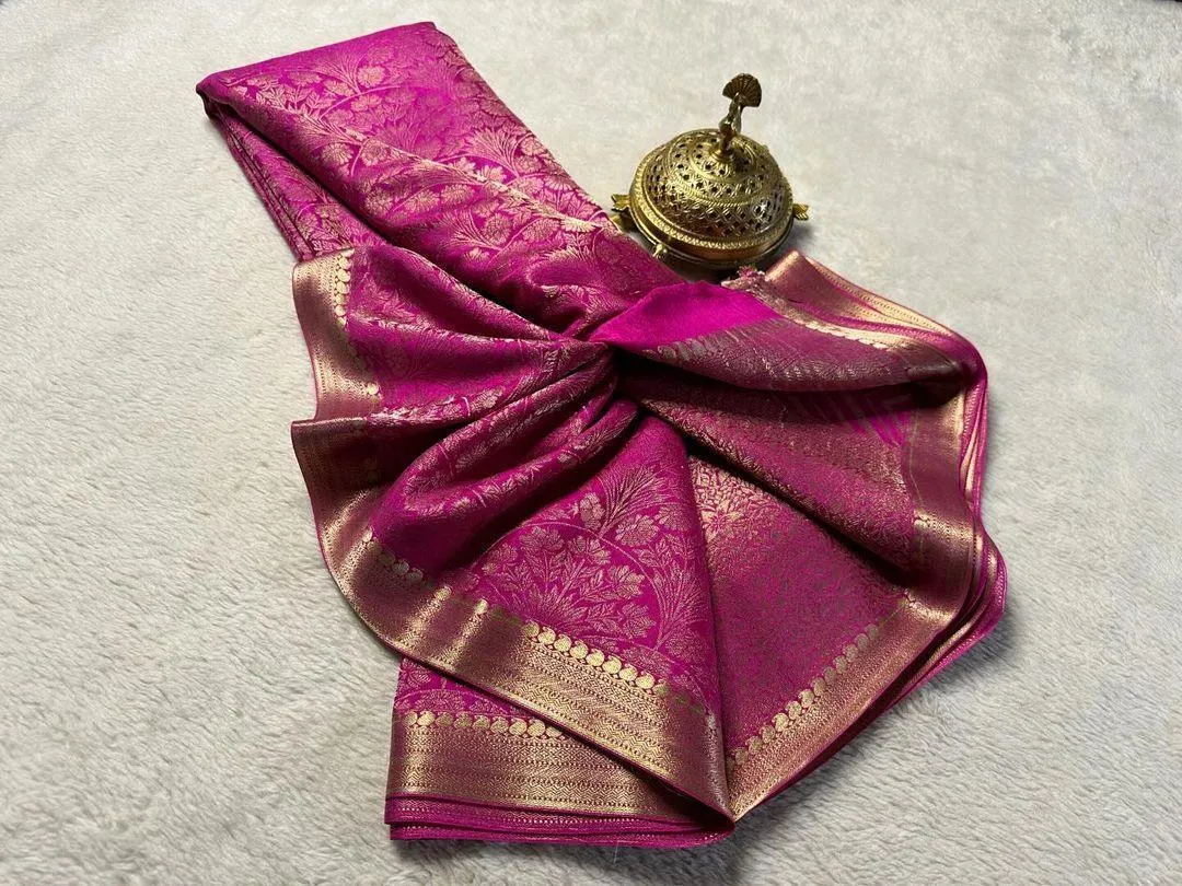 Shop Now: Exquisite Pure Brocade Mysore Silk Sarees