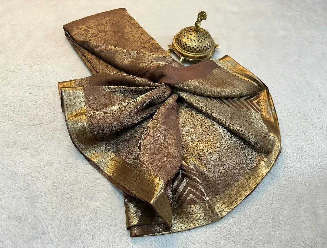Shop Now: Exquisite Pure Brocade Mysore Silk Sarees