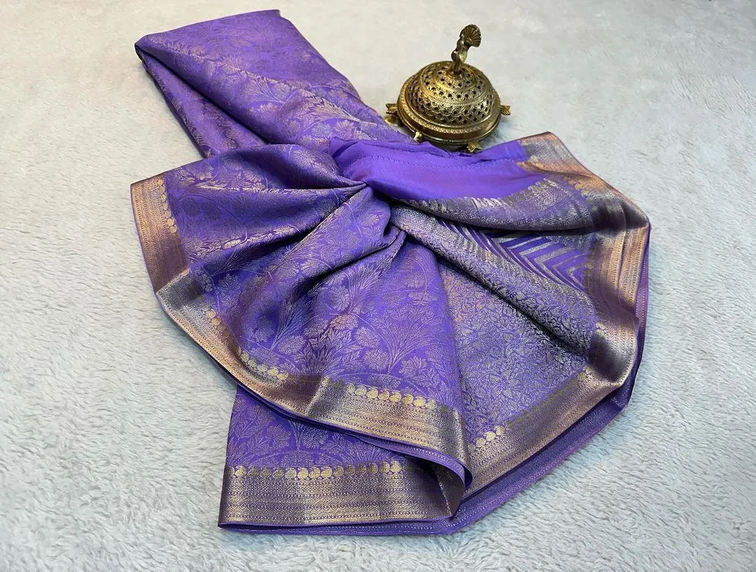 Shop Now: Exquisite Pure Brocade Mysore Silk Sarees