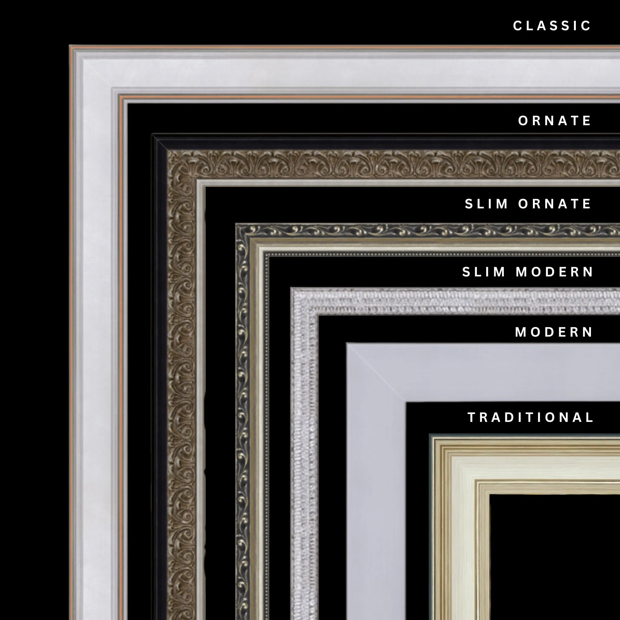 Silver 18x29 Picture Frame Ornate Traditional Classic Antique
