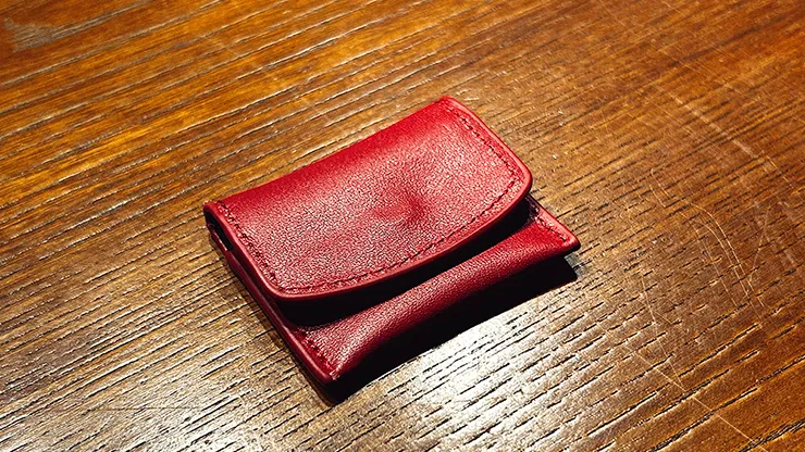 The Cowhide Coin Wallet (Red)
