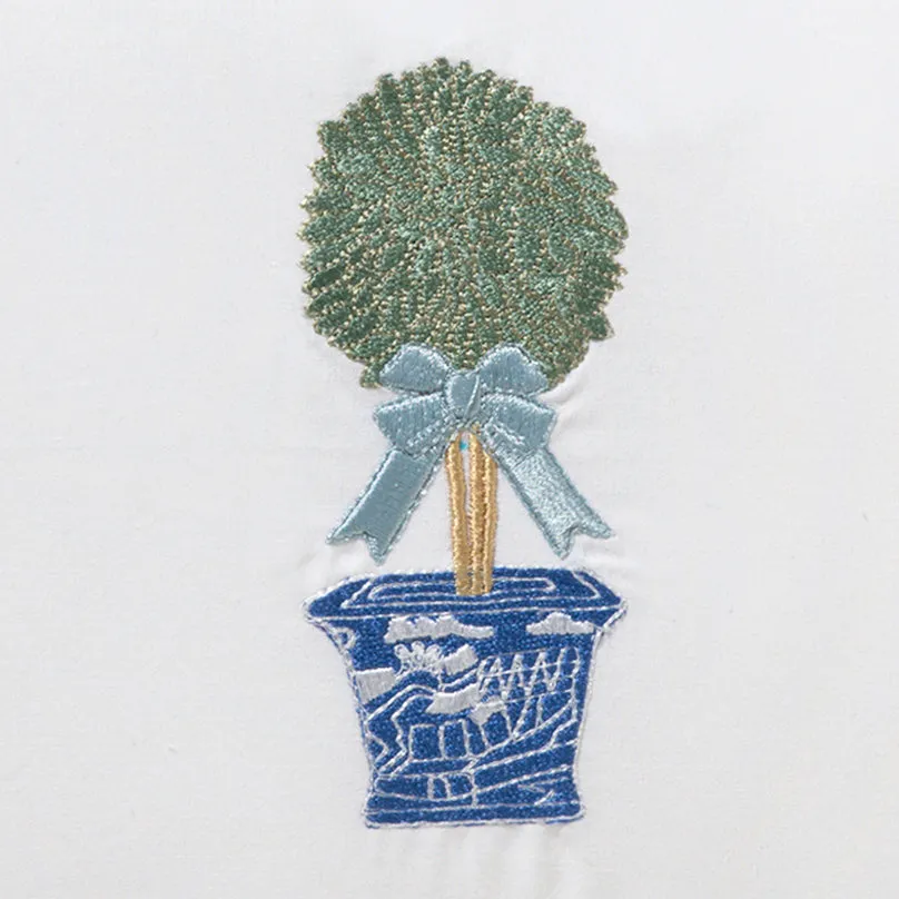 Tissue Box Cover, Boxwood Topiary