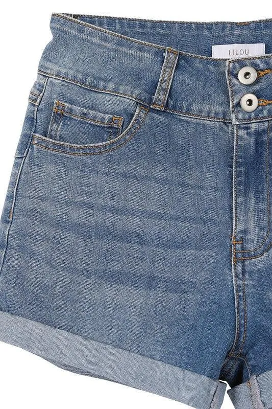 Womens Blue Denim Shorts S-Xl